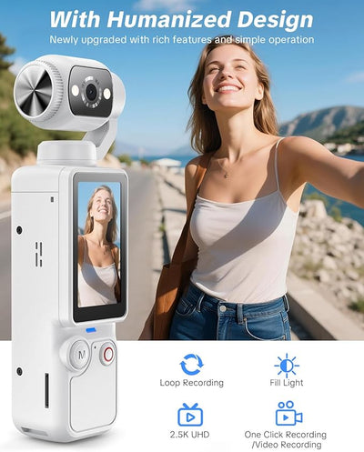 OZCT - 4K Ultra HD Handheld Gimbal Camera ©
